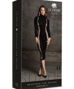 Le Desir Shade Carme XI Dress with Turtleneck - OS - Black