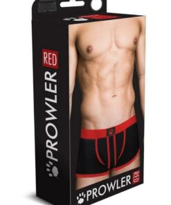 Prowler Red Ass-Less Trunk - Large - Red/Black