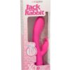 Jack Rabbit Elite Rocking Rabbit Silicone Rechargeable Vibrator - Pink