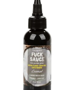 Fuck Sauce Flavored Water Based Personal Lubricant Coconut 2oz