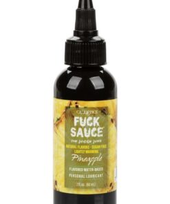 Fuck Sauce Flavored Water Based Personal Lubricant Pineapple 2oz