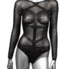 Radiance Long Sleeve Body Suit - Black