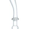 Glas Classic Curved Dual-Ended Dildo 9in - Clear