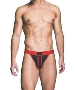 Prowler Red Ass-Less Jock - Large - Red/Black