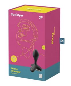 Satisfyer Game Changer Rechargeable Silicone Anal Plug - Black