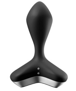 Satisfyer Game Changer Rechargeable Silicone Anal Plug - Black