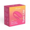 We-Vibe Sync Lite App Control Rechargeable Silicone Couples Vibrator - Pink