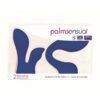 PalmSensual Accessories Silicone Massager Head Attachment (2 Per Pack) - Blue/Black