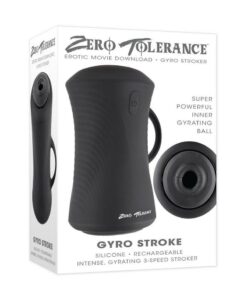 Zero Tolerance Gyro Stroker Rechargeable Masturbator - Black