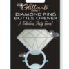 Glitterati Diamond Bottle Opener - Silver/Black