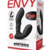 Envy Toys Sidetrack Remote Controlled Rechargeable Silicone Contoured P-Spot Vibrator - Black