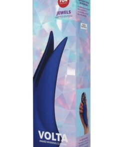 Volta Silicone Vibrator - Sapphire Blue