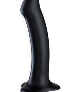 Magnum Silicone Dildo with Suction Cup Base - Black