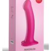 Magnum Silicone Dildo with Suction Cup Base - Blackberry