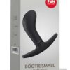 Bootie S Silicone Anal Plug - Small - Black