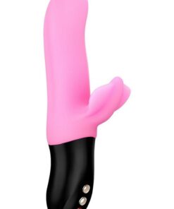 Bi Stronic Fusion Silicone Dual Action Pulsator with Clitoral Stimulator - Candy Rose Pink