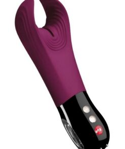 Manta Silicone Vibrating Penis Toy Jewels Limited Edition - Garnet Magenta