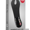 Manta Silicone Vibrating Penis Toy - Black
