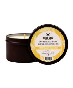 Earthly Body Hemp Seed 3 In 1 Massage Candle - Sunrise Kisses