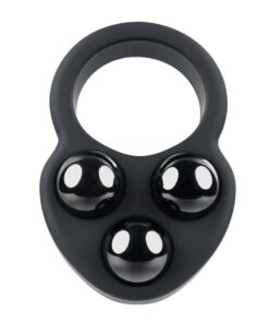Gender X Workout Silicone Training Cock Ring - Black