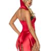 Leg Avenue Devilish Darling Tux and Tails Bodysuit with Stay Up Collar