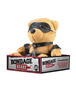 Bondage Bearz Charlie Chains Stuffed Animal - Brown/Black