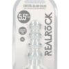 RealRock Curvy Dildo or Butt Plug 5.5in - Clear