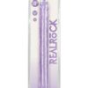 RealRock Crystal Clear Double Dong 18in - Purple
