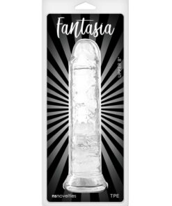 Fantasia Upper Dildo 8in - Clear