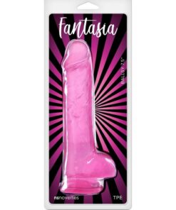 Fantasia Ballsy Dildo 4.5in - Pink