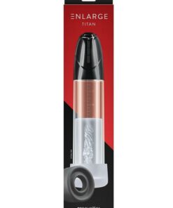 Enlarge Titan Rechargeable Penis Pump - Black/Clear