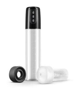 Enlarge Atlas Battery Operated Penis Pump - Black/Clear
