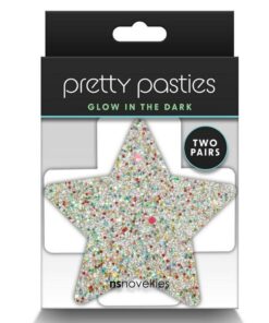 Pretty Pasties Star and Cross Glow in the Dark - Multicolor