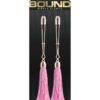 Bound Nipple Clamps T1 - Rose Gold/Pink