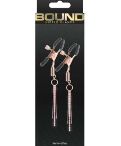 Bound Nipple Clamps D3 - Rose Gold