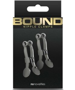 Bound Nipple Clamps C1 - Gunmetal Gray