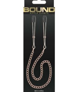 Bound Nipple Clamps DC3 - Rose Gold