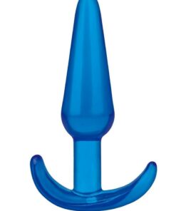 Blue Line Slim Tapered Butt Plug 4.25in - Blue