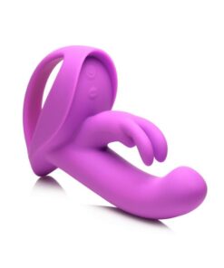 Inmi Come Hither Rocker Rechargeable Silicone Vibrator - Purple