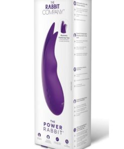 The Rabbit Company The Power Rabbit Rechargeable Silicone Vibrator - Purple