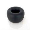 Vers Liquid Silicone Ball Stretcher Steel Motion Balls  - Black
