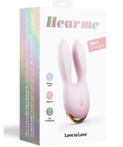 Hear Me Baby Rechargeable Silicone Clitoral Stimulator - Baby Pink