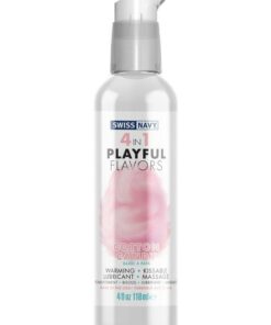 Swiss Navy 4 in 1 Flavored Lubricant 4oz - Cotton Candy
