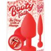 The 9`s - Booty Talk Silicone Butt Plug Tongue - Red