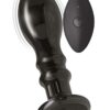 Ass-Sation Remote Control Rechargeable Vibrating Metal Anal Pleaser - Black