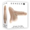 Gender X TPE Stand to Pee Hollow Dong - Vanilla