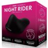 WhipSmart Night Rider Rechargeable Silicone Vibrating Pad - Black