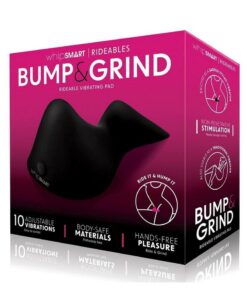 WhipSmart Bump and Grind Rechargeable Silicone Vibrating Pad - Black