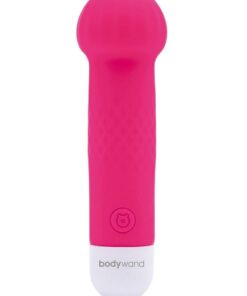 Bodywand Mini Pocket Wand Rechargeable Silicone Massager - Neon Pink