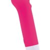Bodywand Dotted Mini G Rechargeable Silicone Vibrator - Neon Pink
